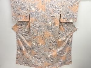 花鳥に行灯模様小紋着物